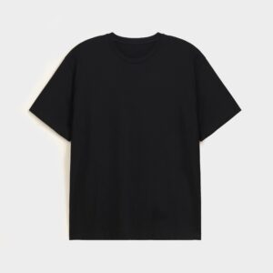 black basic tee