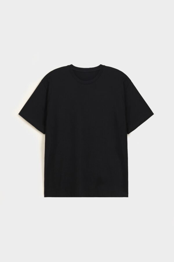 black basic tee