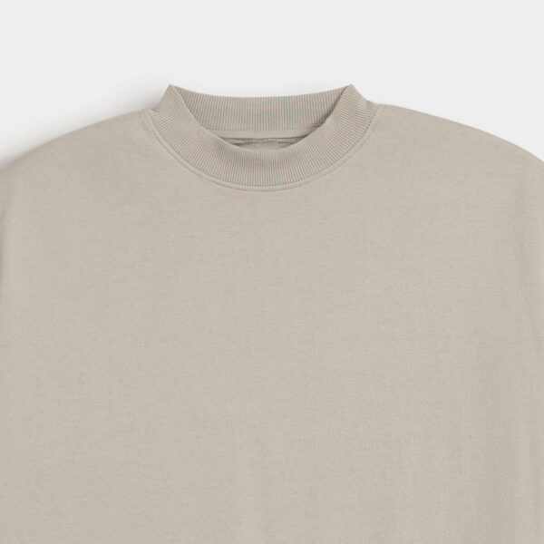 basic beige tee - zoom
