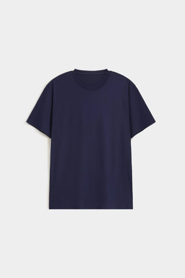 basic blue t shirt